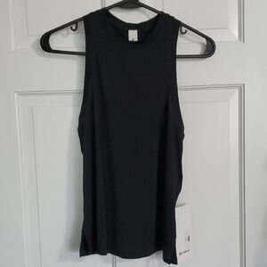 NWT Lululemon Ultralight Hip Length Tank Top Black Sz 4